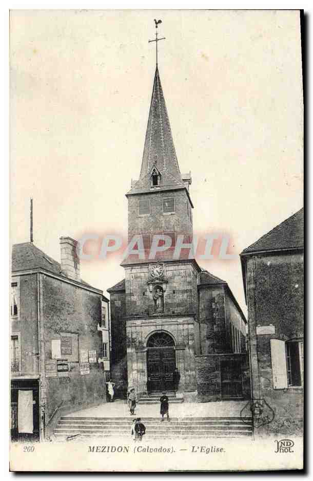 CPA Mezidon L Eglise