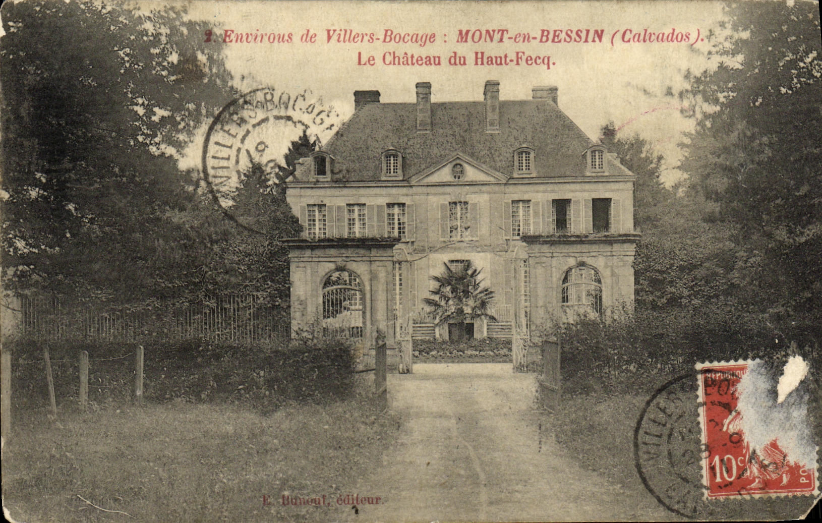 CPA Environs de Villers Bocage Monts en Bessin Le Chateau du Haut Fecq