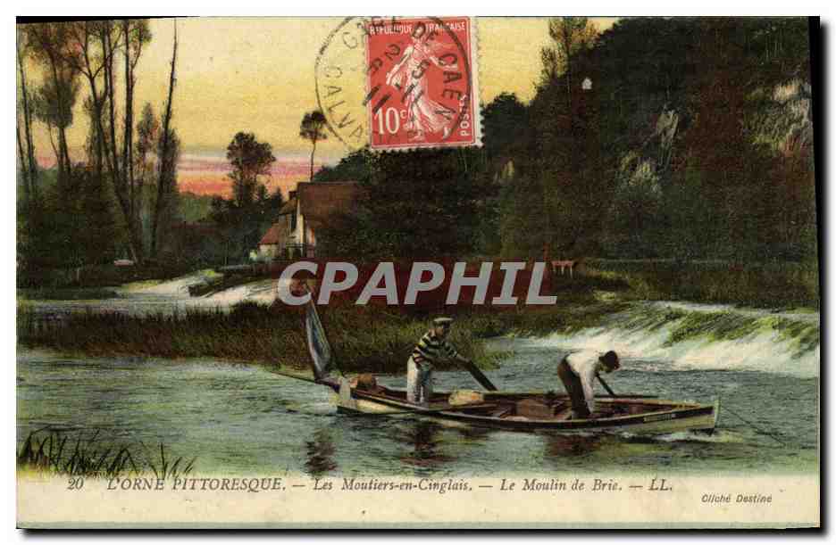 CPA L Orne Pittoresque Les Moutiers en Cinglais Le Moulin de Brie