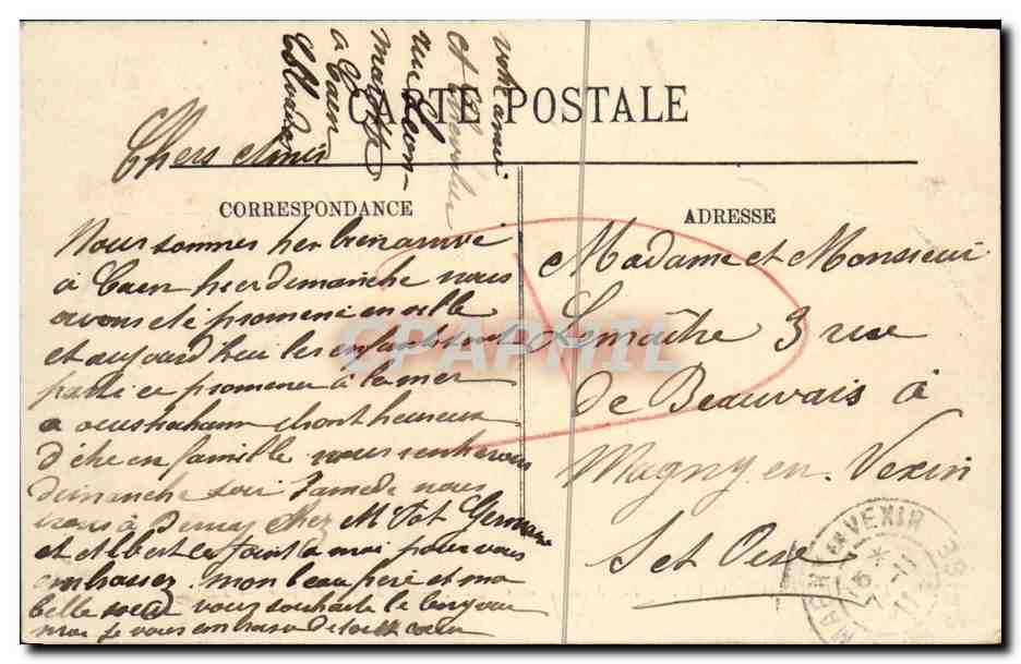 CPA L Orne Pittoresque Les Moutiers en Cinglais Le Moulin de Brie — Verso