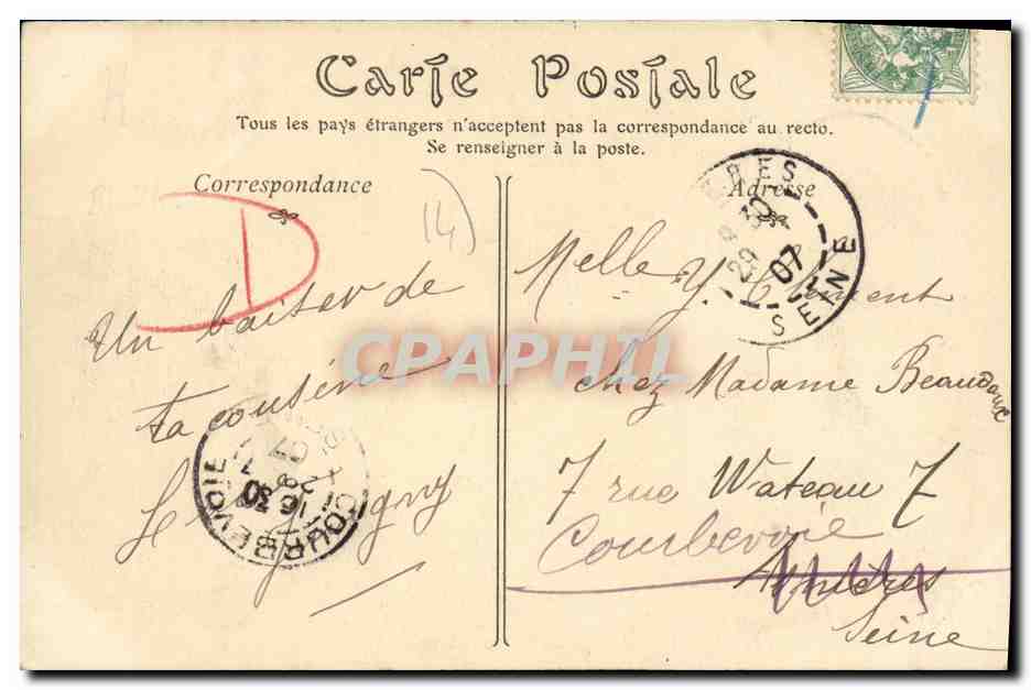 CPA Arromanches les Bains Interieur de l Eglise XIII e Siecle — Rückseite