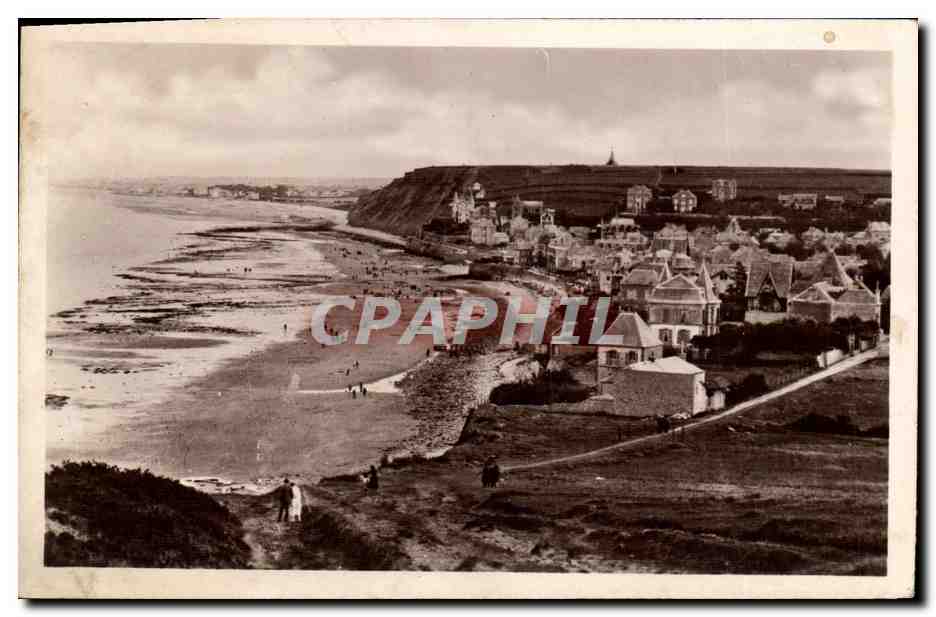 Arromanches-les-Bains — Vue générale prise des Falaises de Tracy — éditeur Levy et Neurdein, Paris