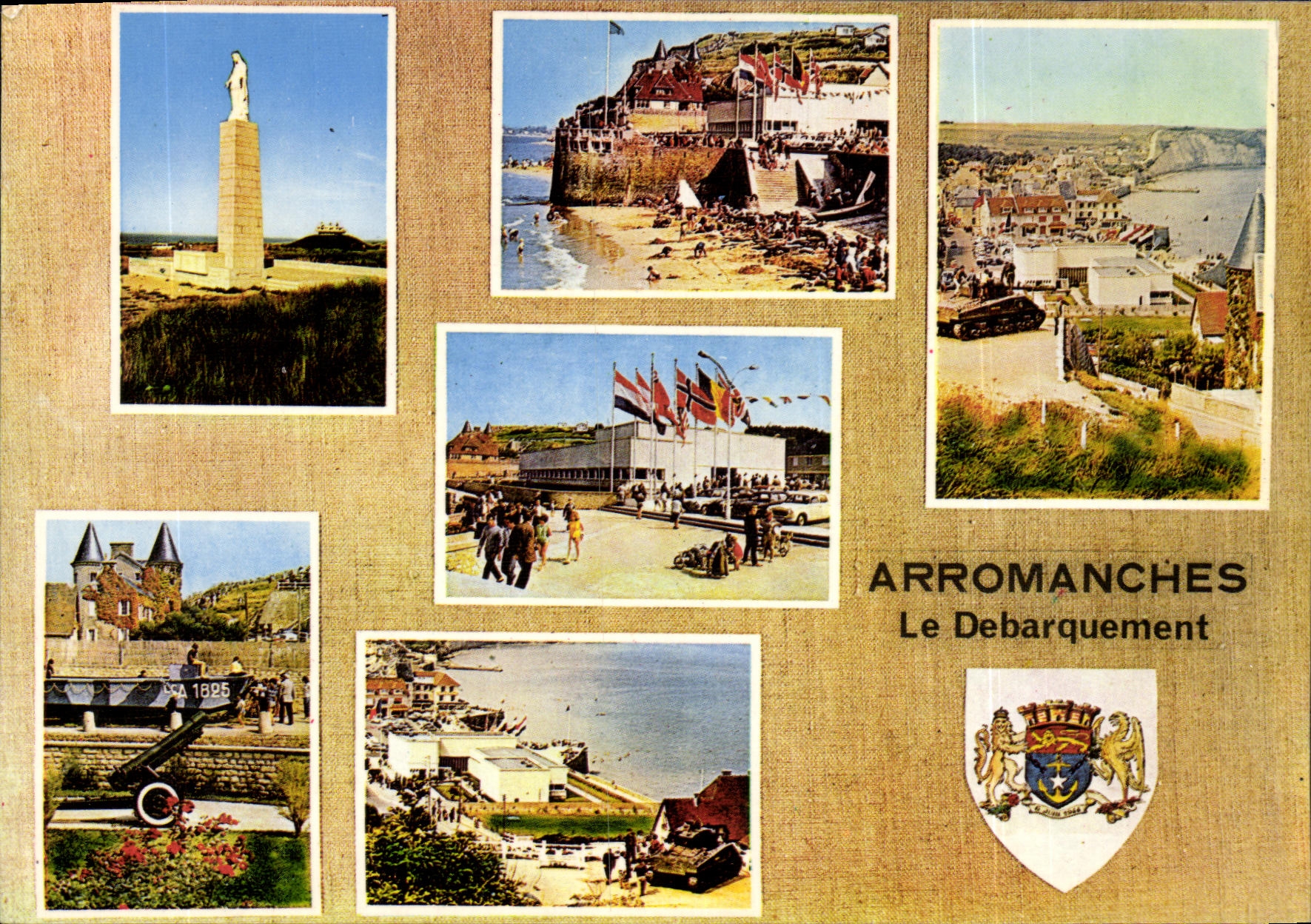 Arromanches - Le Débarquement — éditeur Monachrome, série T-ARROMANCHES (14) - Recto
