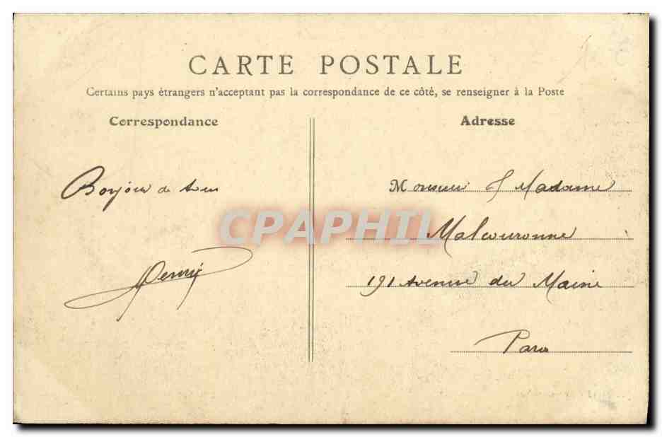 CPA Arromanches Les Bains Concours de Forts de Sable Vue Generale Enfants — Verso