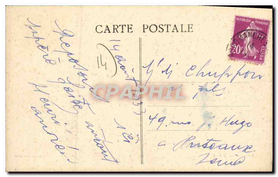 CPA Arromanches Vue Generale a Maree Basse — Rückseite