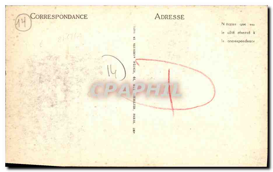 Bayeux — La Cathédrale, prise de l'Ancien Evêché — LL. — Rückseite