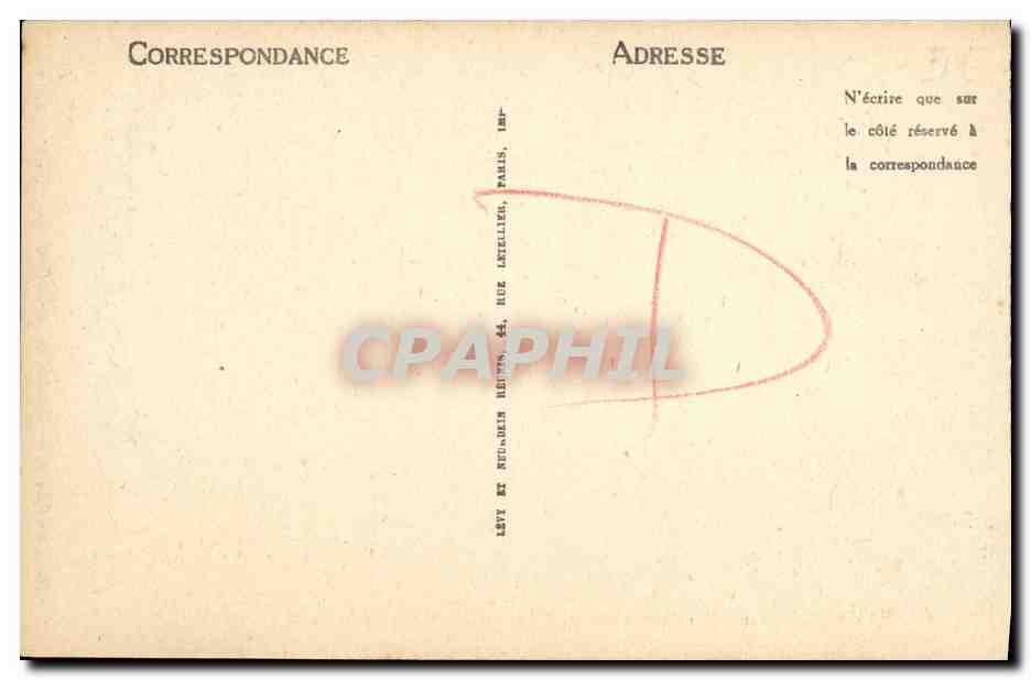 Bayeux — La Cathédrale prise de l'Ancien Evêché — LL — Rückseite