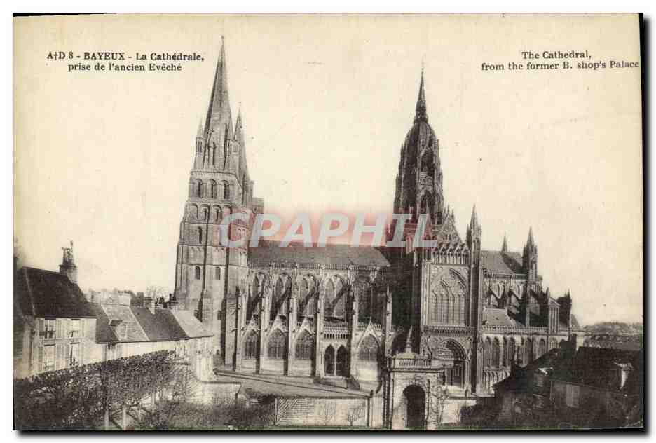CPA Bayeux La Cathedrale Prise de L ancien Eveche