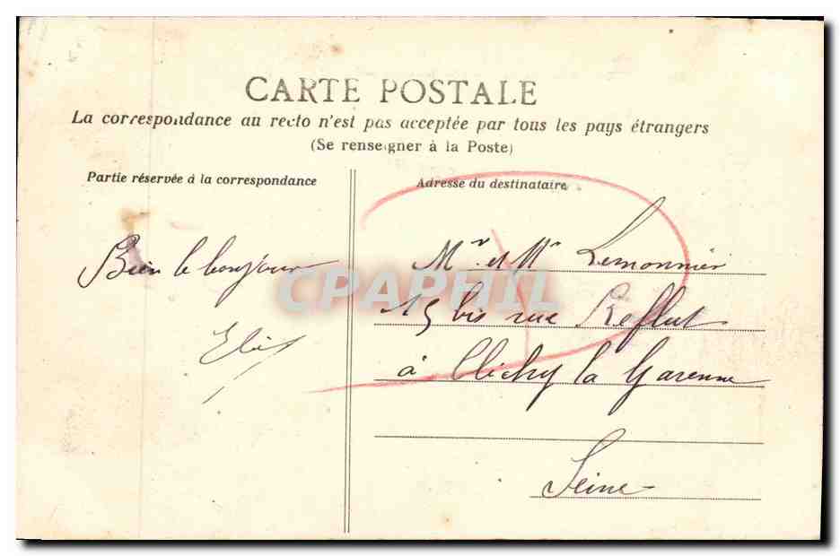 Bayeux — La Cathédrale. Vue prise du boulevard — Éditeur non visible, n° de série 39 — Reverso