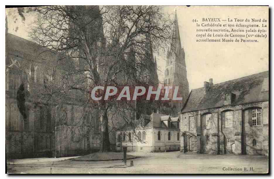 CPA Bayeux La Tour du Nord De La Cathedrale et Son echauguette