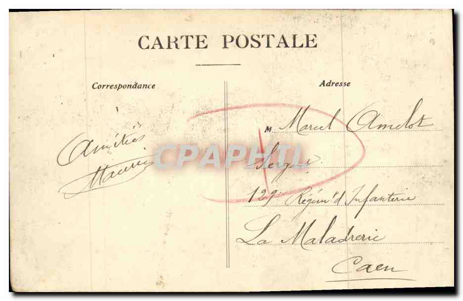 Bayeux — La Cathédrale vue du Pont des Trois-Lanternes — Coll. R. D. — Reverso