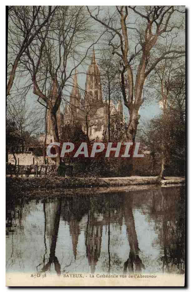 Bayeux - La Cathédrale vue de l'Abreuvoir