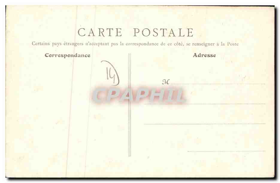 CPA Bayeux Portail Sud De La Cathedrale — Verso