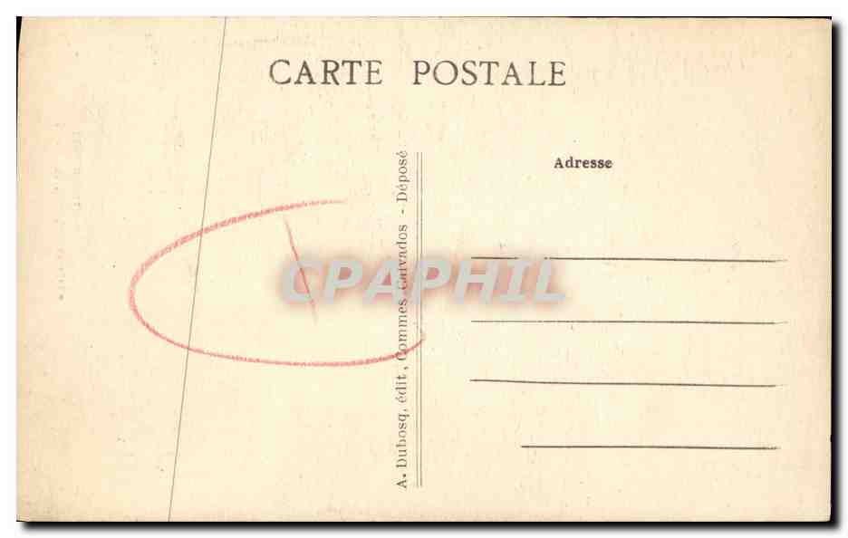 Bayeux — La Cathédrale — A. Dubosq, édit. — Verso