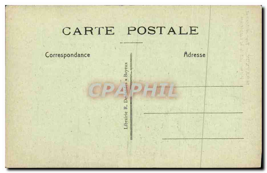 Bayeux — Tour centrale et Portail sud de la Cathédrale — Librairie R. Demaille — Verso
