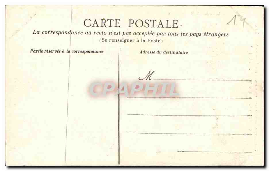CPA Bayeux La Cathedrale Portail du Midi — Verso