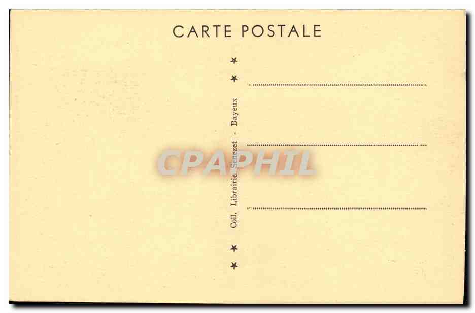 CPA Bayeux la Cathedrale La nef — Verso