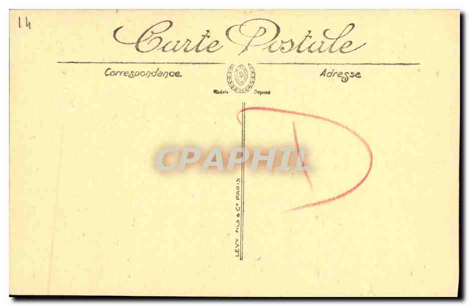 Bayeux — La Cathédrale. Arcades de la Nef datant de l'Époque Romane — Éditeur L. L. n°49 — Reverso