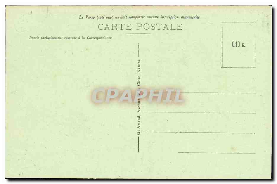 Bayeux — Interior de la Catedral de Notre-Dame — G. Artaud, Nantes — Reverso