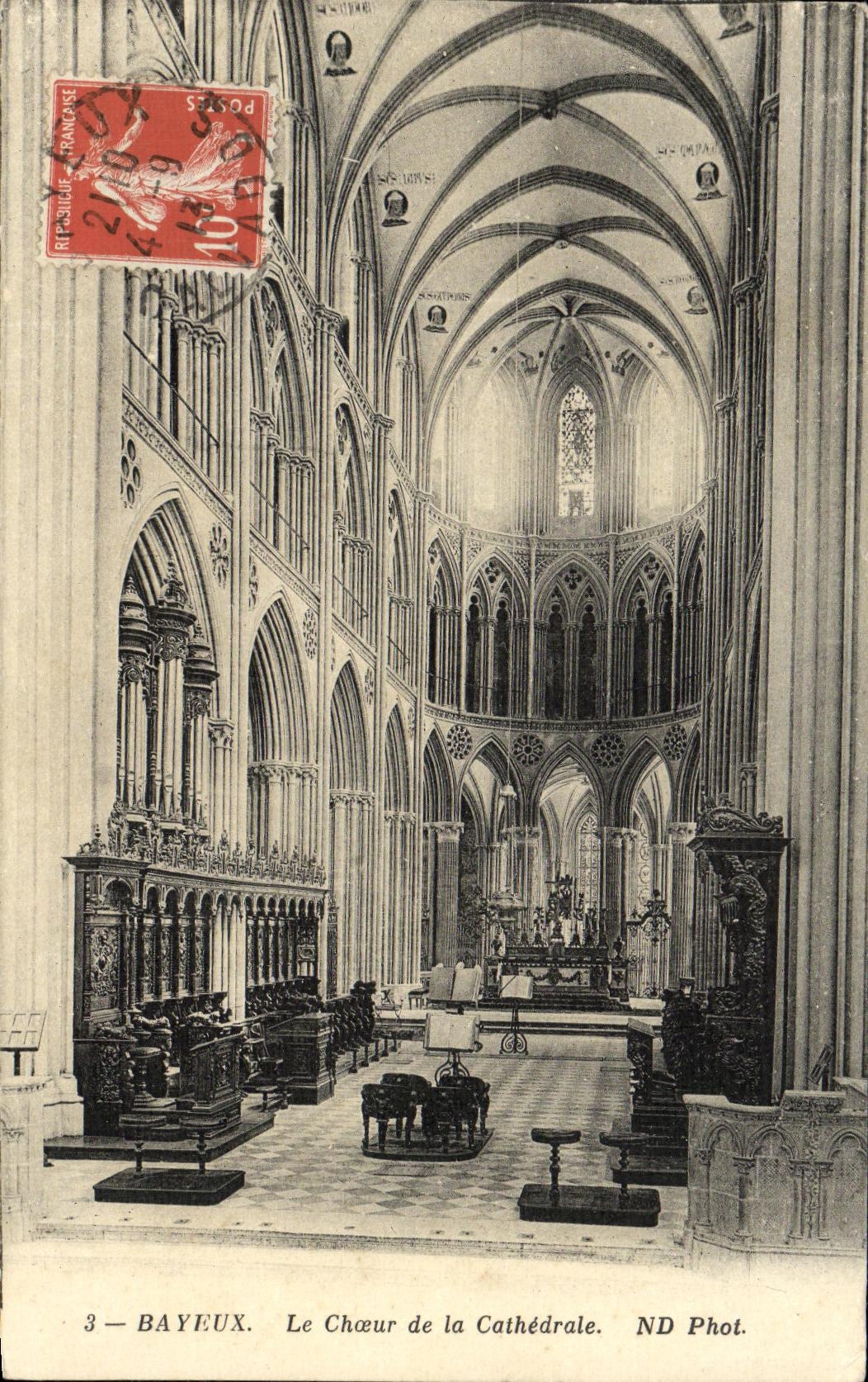 CPA Bayeux Le Choeur de la Cathedrale