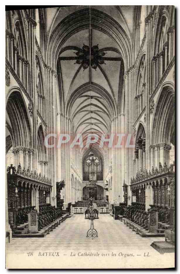 Bayeux — La Cathédrale avec les Orgues — LL. — n° 98