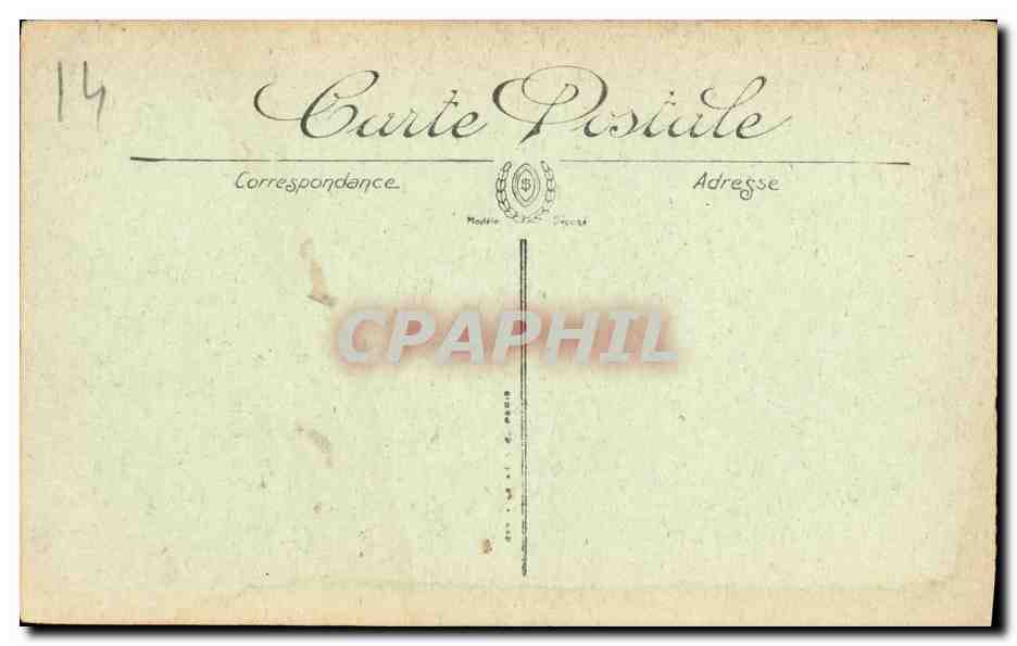 Bâteux — La Cathédrale — La Chaire — LL. — Verso