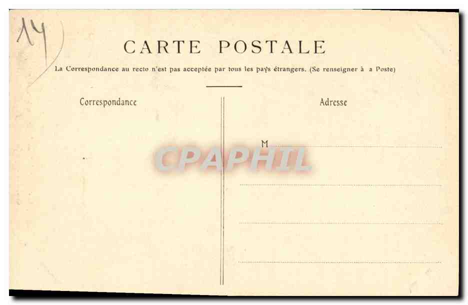 Cathédrale de BAYEUX — La Nef et le Chœur (xviième siècle) — Collection R. D. — Verso
