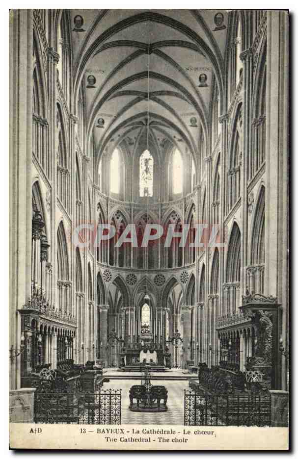 Bayeux - La Cathédrale - Le chœur — A. Dubosq, Millé (Calvados)