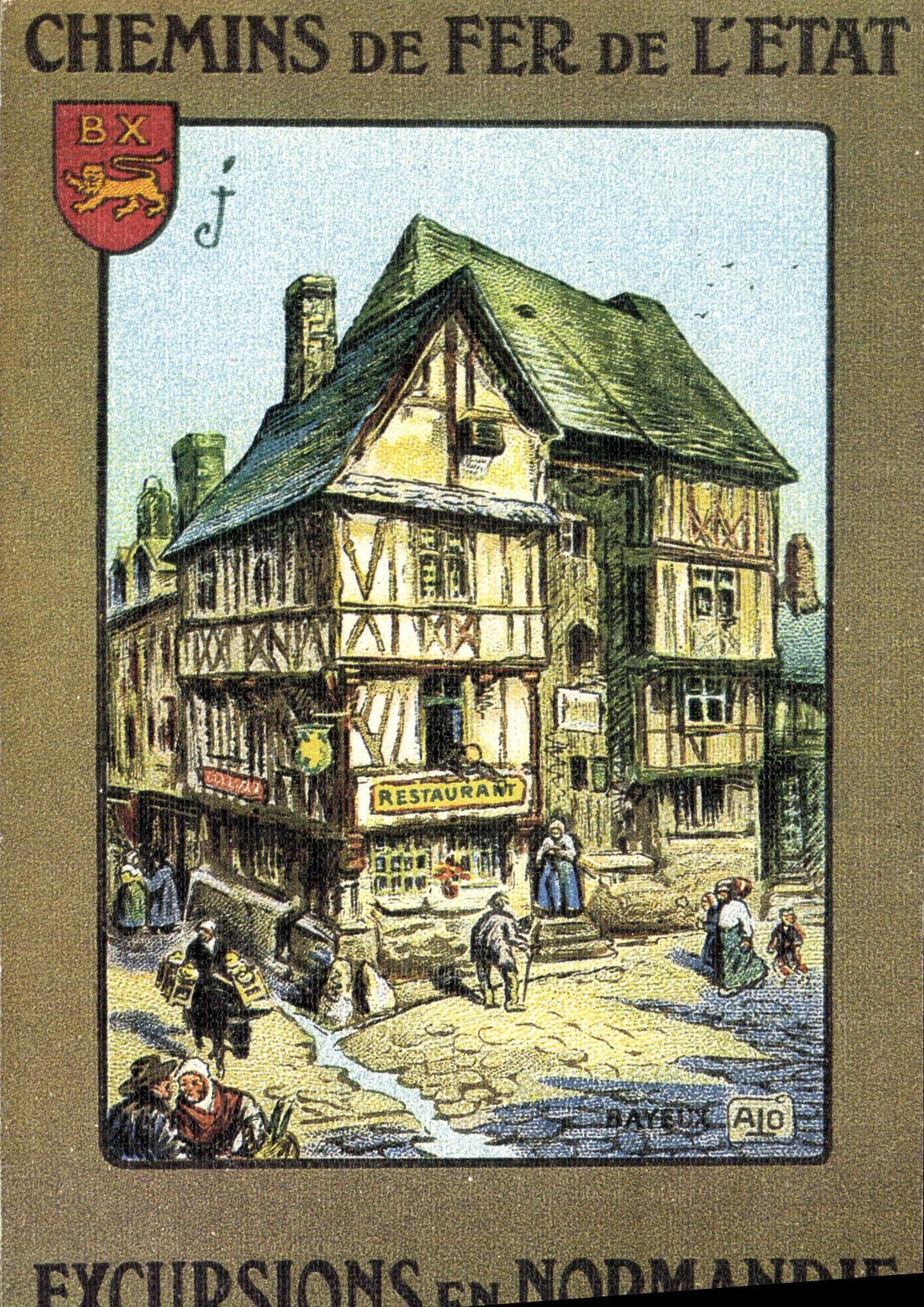 Bayeux — Restaurant — Chemins de Fer de l'État