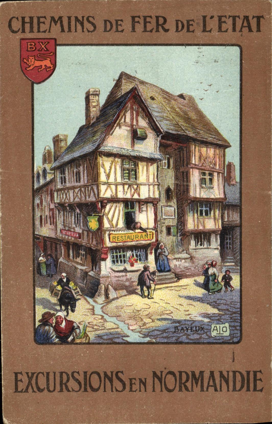 Bayeux — Restaurant — Chemins de Fer de l'État, série A10