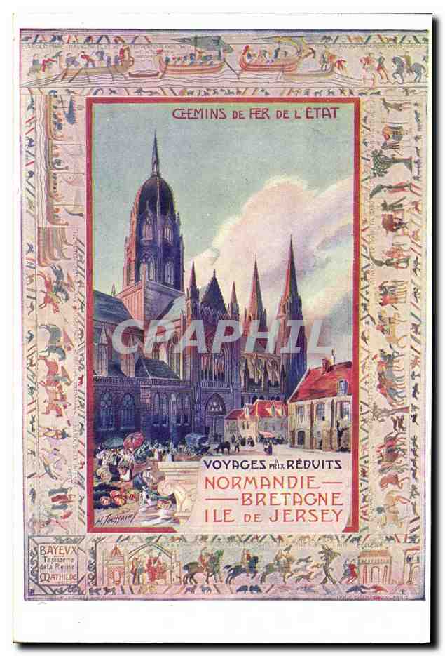 Bayeux — Cathédrale — Chemins de Fer de l'État
