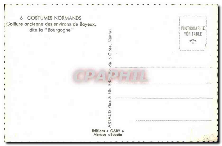 CPA Bayeux Costumes Normands Coiffure Ancienne Folklore Costume Coiffe La Bourgogne — Reverso