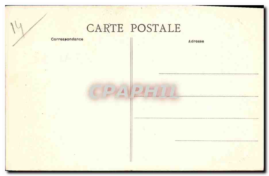 Femme portant coiffe et écharpe à motifs — Bayeux (Calvados) — éd. à Viminoviers (Oise) — n°14 — Verso