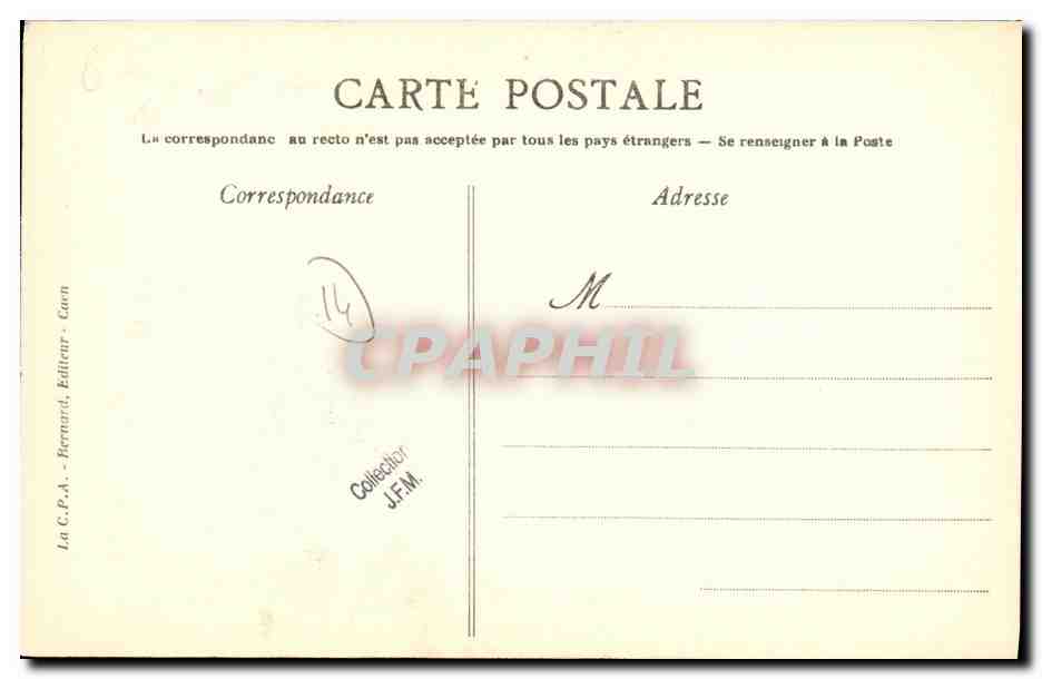 CPA Bayeux Normades Coiffes D Hier Servante des Environs Folklore Costume Coiffe — Verso