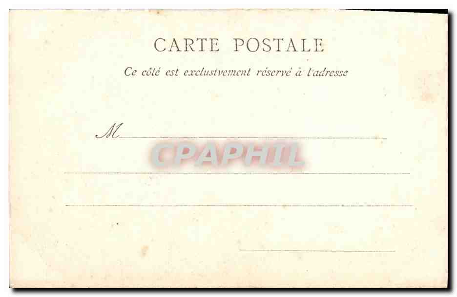 Dentallera en traje parisino — Normandía — G. P. A. à Juvet — Reverso