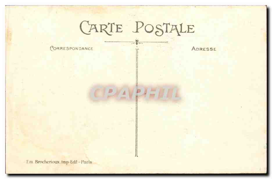 CPA La Normandie Costume de Bayeux Folklore — Verso