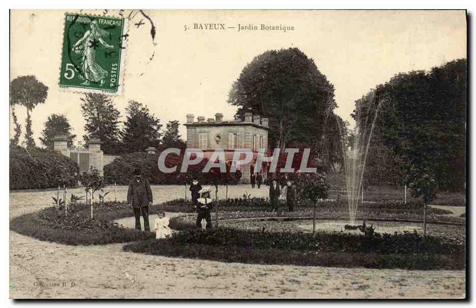 Bayeux — Botanischer Garten — Verlag unbekannt, Seriennummer 5