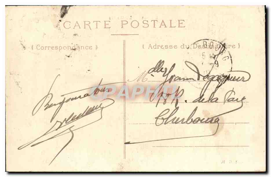 Bayeux — La Mairie — Coll. G. B. — Verso
