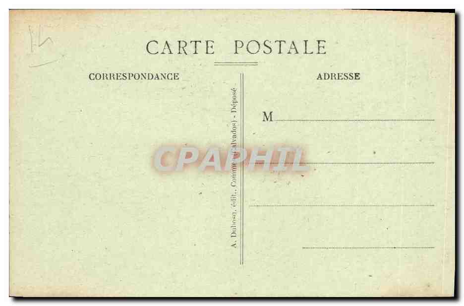 CPA Bayeux Le Palais de Justice et l Arbre de la Liberte — Verso