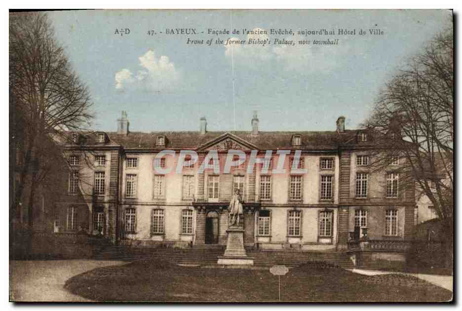 Bayeux — Façade de l'ancien Evêché, aujourd'hui Hôtel de Ville — A+D, n°47