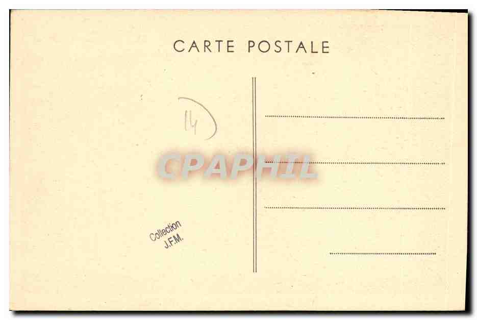 CPA Bayeux Hotel du Lion d or — Verso