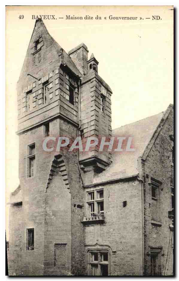 CPA Bayeux Maison du Gouverneur