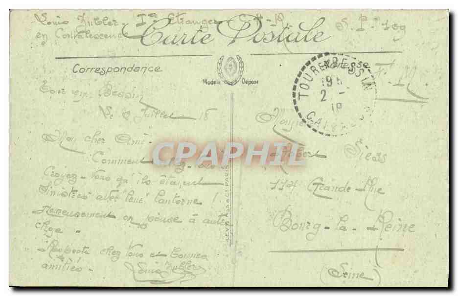 CPA Bayeux Chemince Lanterne des morts — Verso