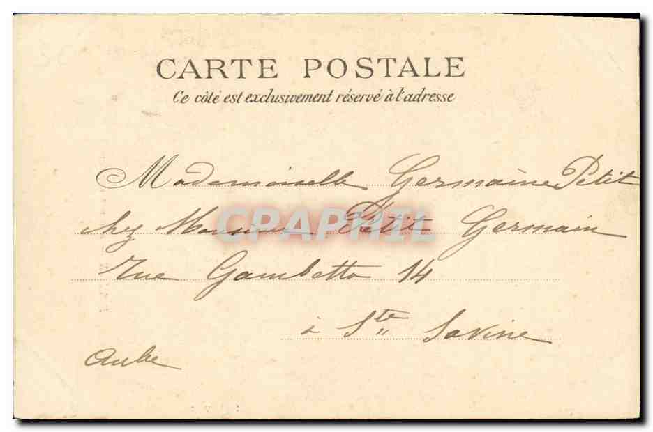CPA Bayeux La Rue Des Chanoines — Rückseite