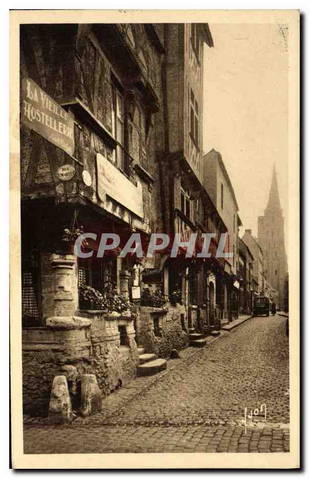 Rue des Cuisiniers à Bayeux — La Vieille Hostellerie — Éditions d'Art Yvon