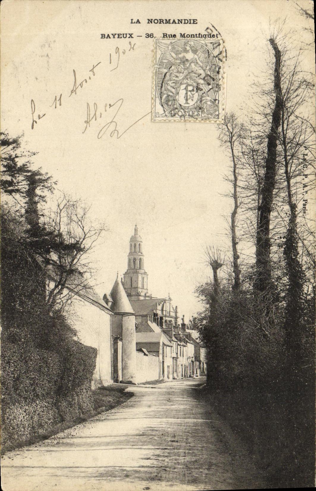 Bayeux — Rue Montthiquet — éditeur P. M. P. Jansy