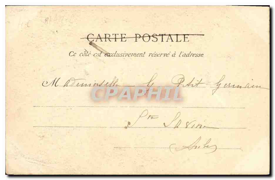 Bayeux — Rue Montthiquet — éditeur P. M. P. Jansy — Rückseite