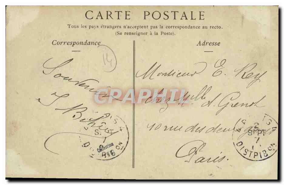 Bayeux — The Aure River, Nesmond Street — ND. Phot. — Back