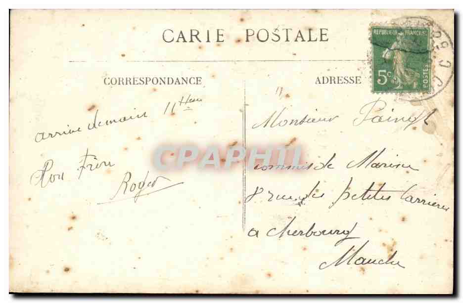 Bayeux — Rue Larcher — Goll A. L., Bayeux — Achterkant