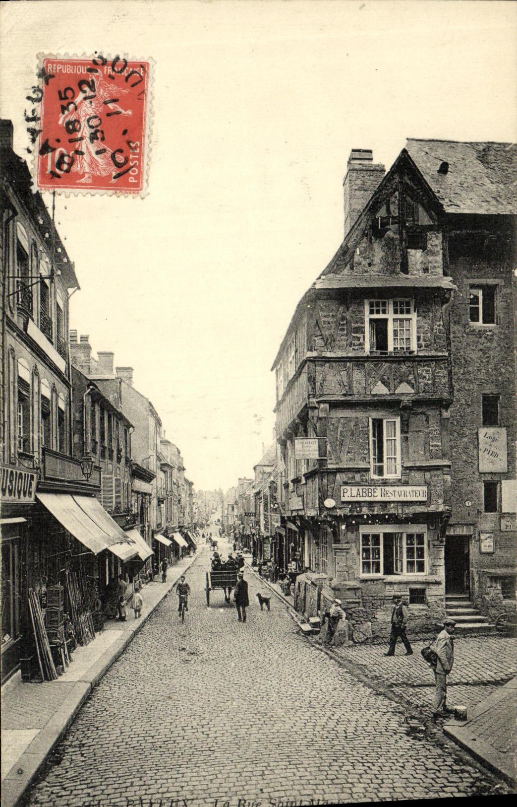 La Rue Saint-Martin — Rennes — éditeur non identifié, n° de série non visible